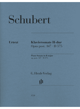 Piano Sonata B major op. post 147 D 575